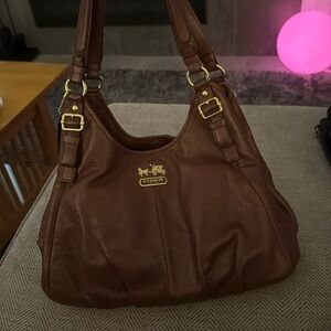 Coach Brown leather Shoulder bag!